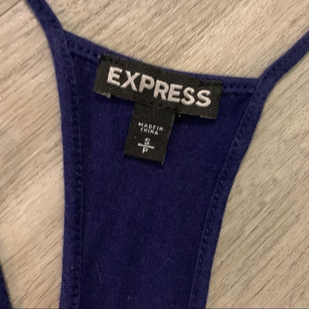 Express sequined racerback tank - Picture 4 of 5